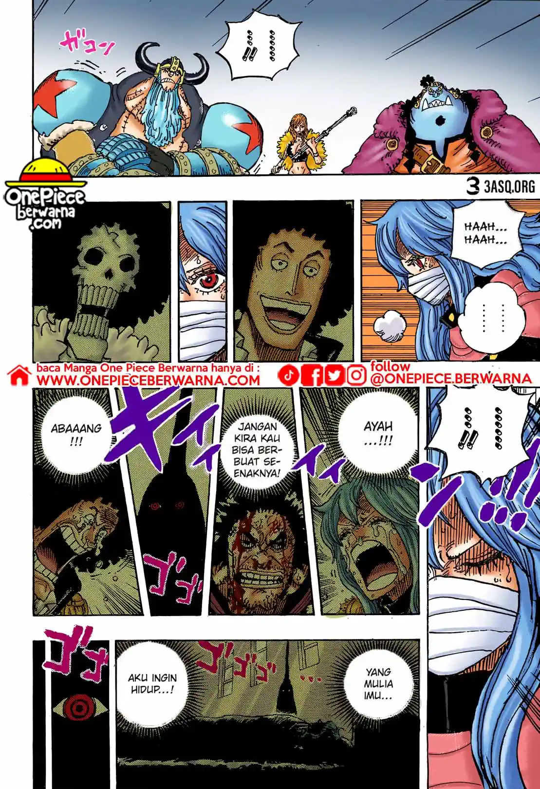 One Piece 1195 1196 1197 bahasa indonesia